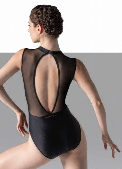 Ballet Rosa Mirelle Lace Front High Neck Tank Leotard - Womens