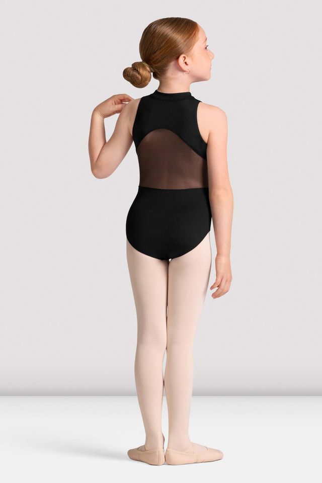 Bloch Cayla Zip Front  Halter Leo Girls