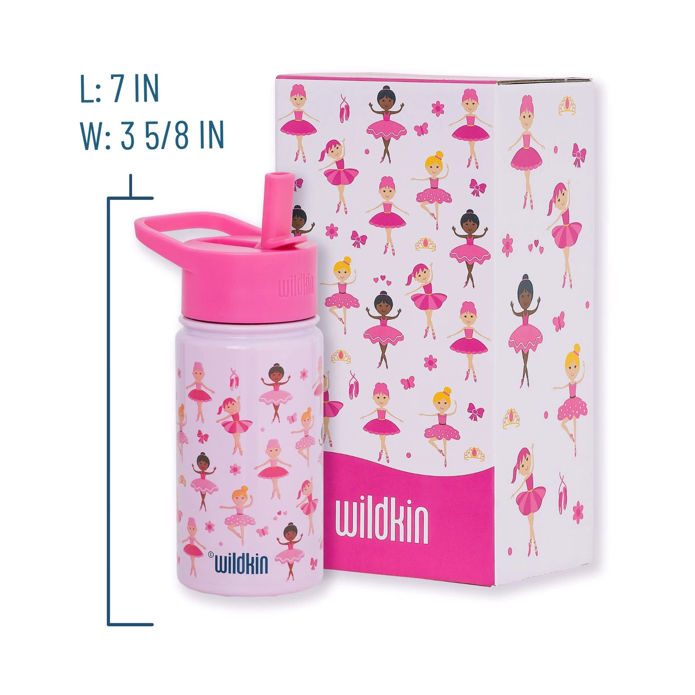 Wildkin Ballerina Water Bottle - 14oz