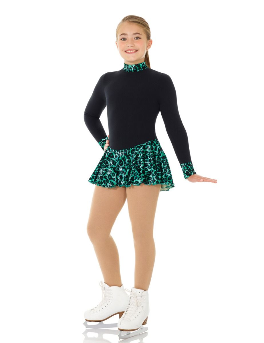 Mondor Polartec Long Sleeve Figure Skating Dress