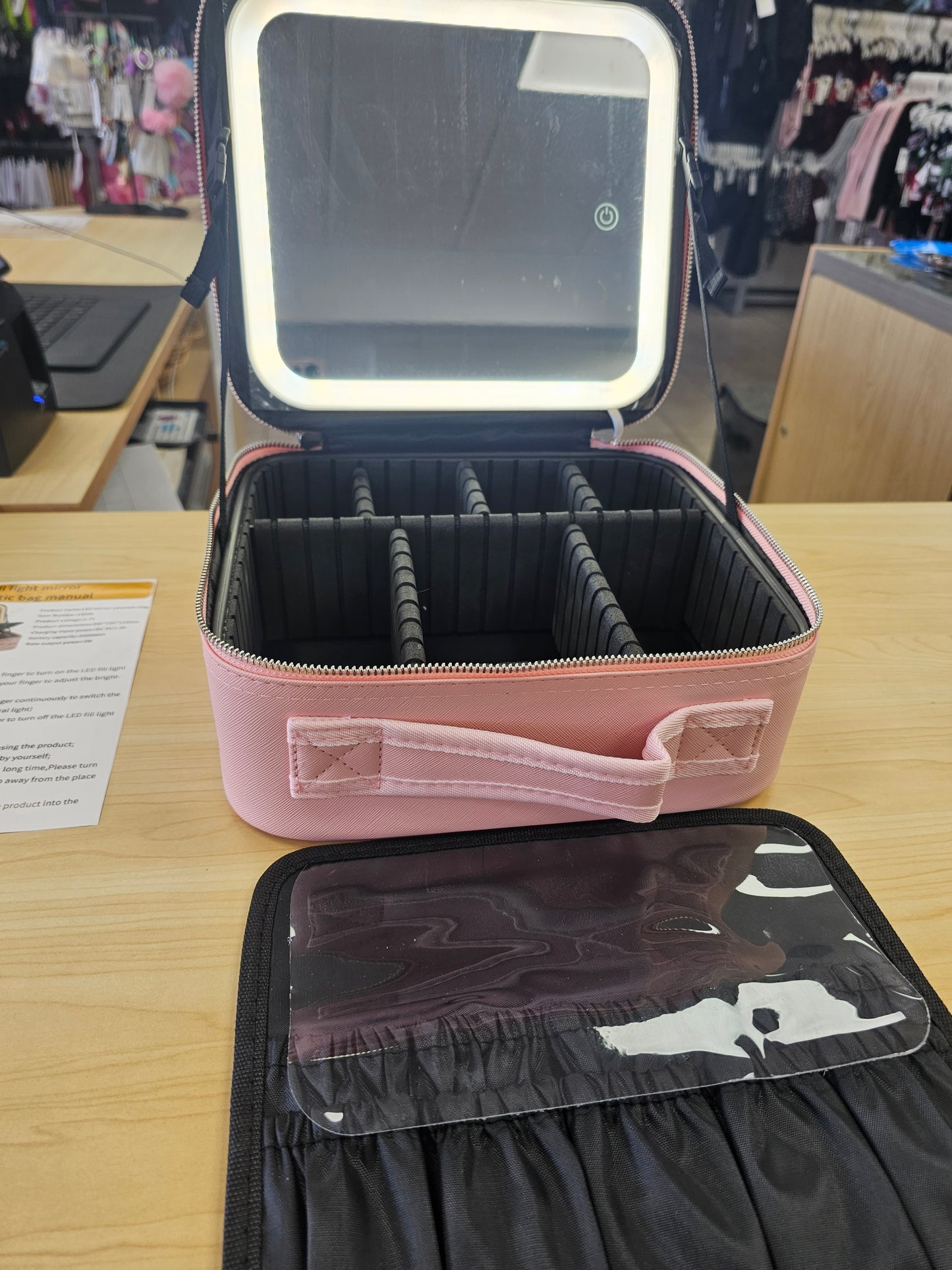 Kissed By Glitter LED Makeup Case