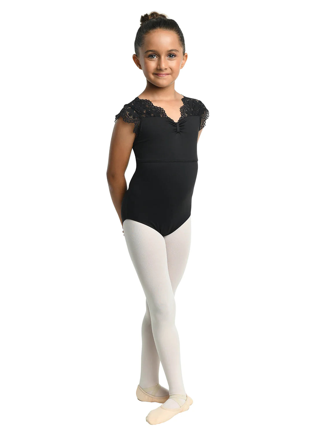 DANZNMOTION Brie - Scalloped Lace Leotard