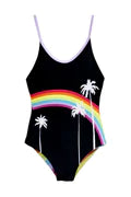 Limeapple Avril Rainbow Reversible 1 Piece Swimsuit