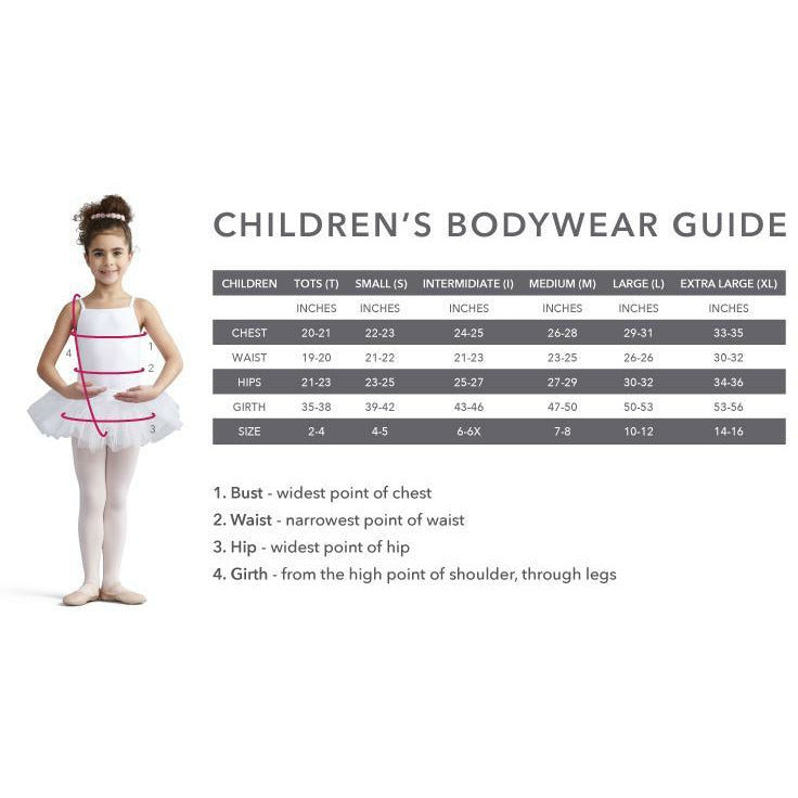 Capezio V-Front Criss Cross Back Camisole Bodysuit - Girls