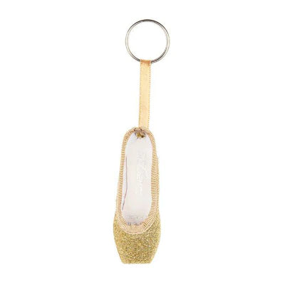 So Danca Pointe Shoe Glitter Keychain