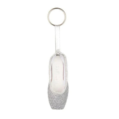 So Danca Pointe Shoe Glitter Keychain