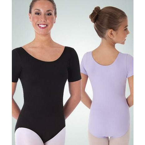 Body Wrappers Bodysuit with Short Sleeves