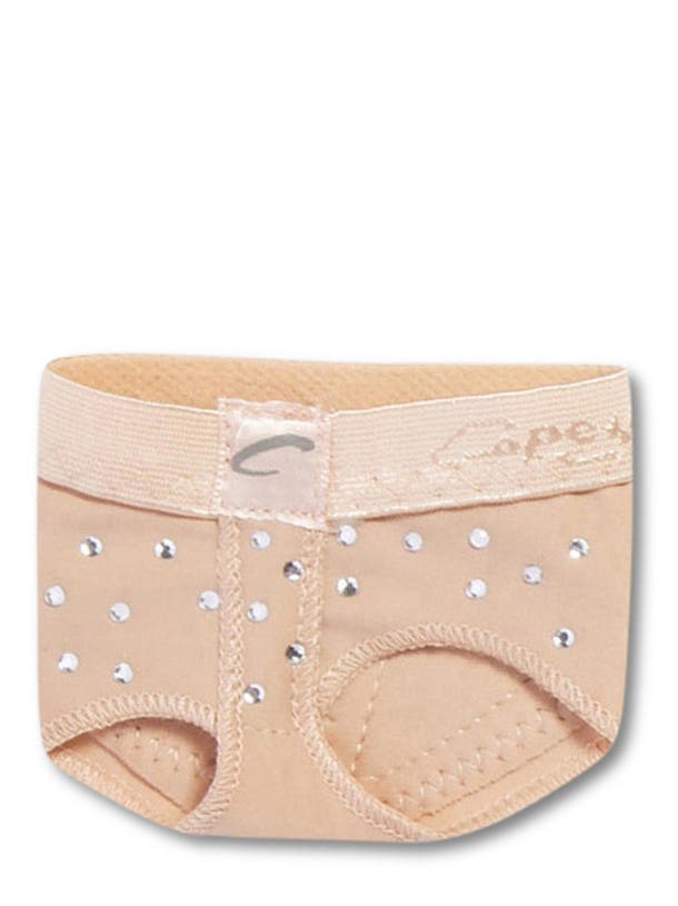 Capezio FootUndeez W/Rhinestones