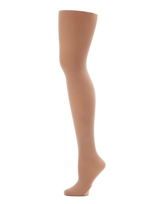 Capezio Ultra Soft Knit Waist Transition Tights - Womens